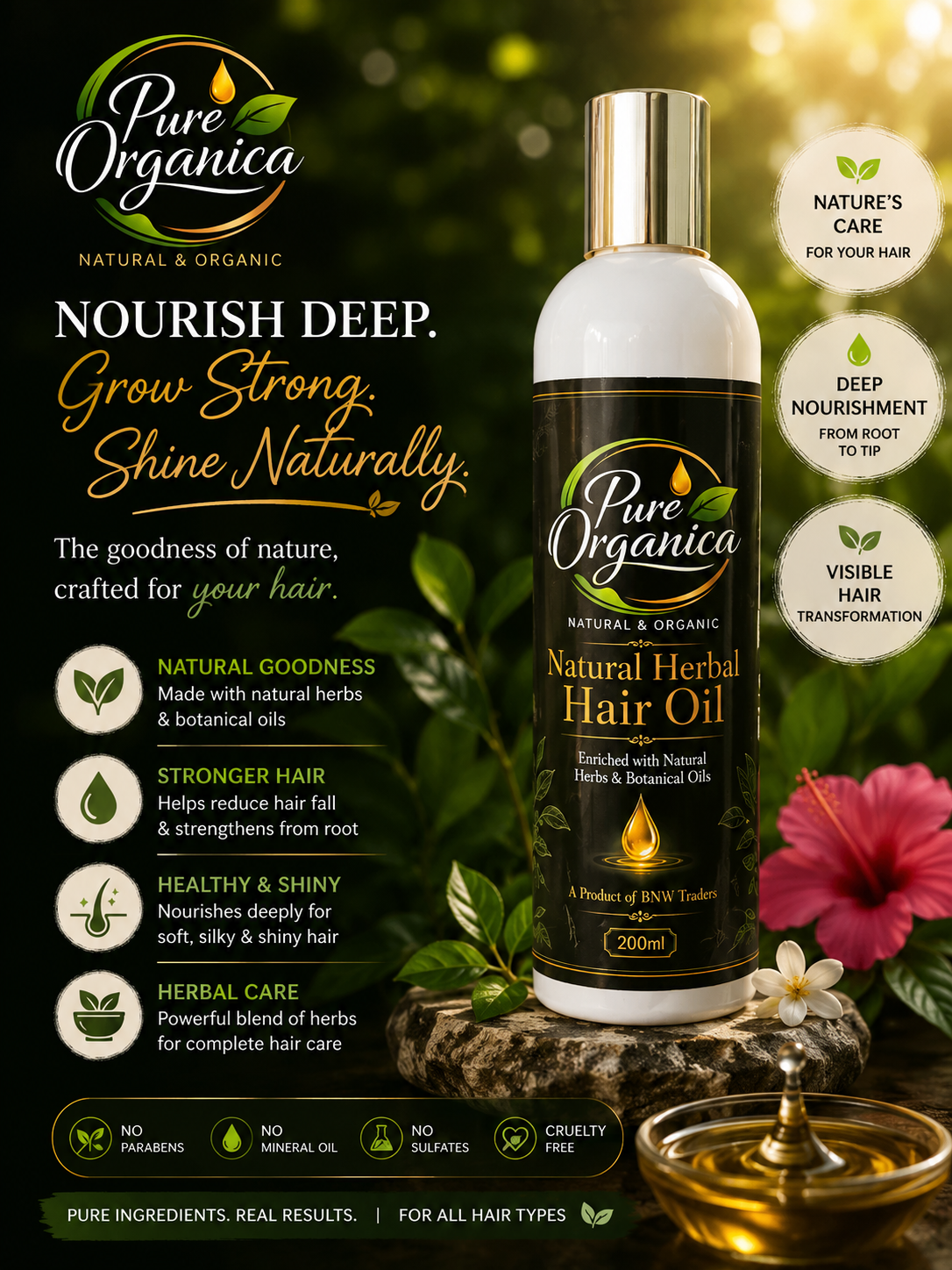Pure Organica Hair Oil