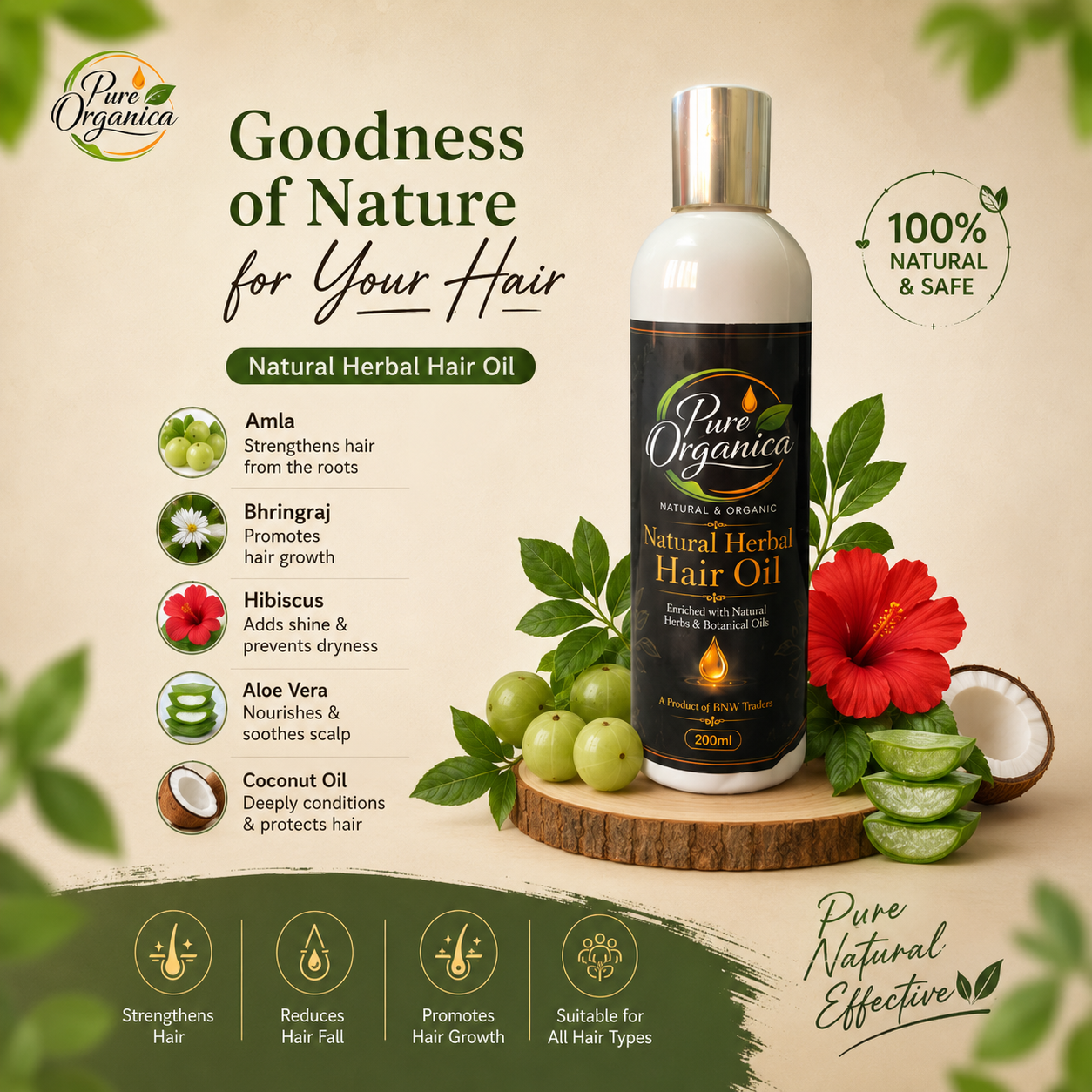 Pure Organica Hair Oil